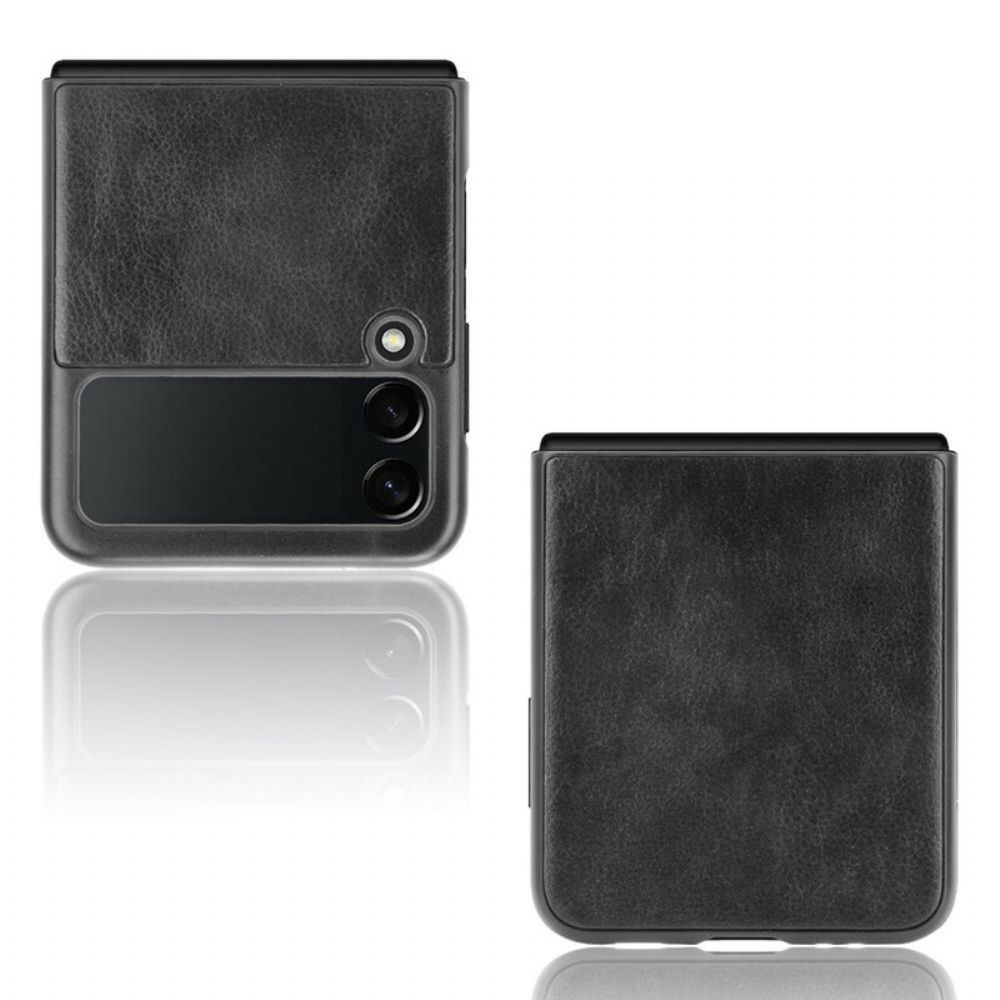 Hülle Für Samsung Galaxy Z Flip 3 5G Flip Case Kunstleder Litschi