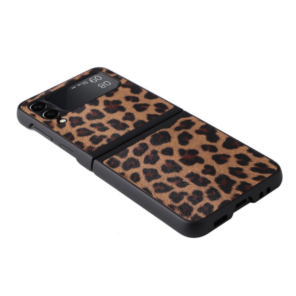 Hülle Für Samsung Galaxy Z Flip 3 5G Flip Case Leopard