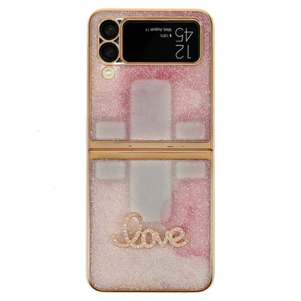 Hülle Für Samsung Galaxy Z Flip 3 5G Flip Case Liebe