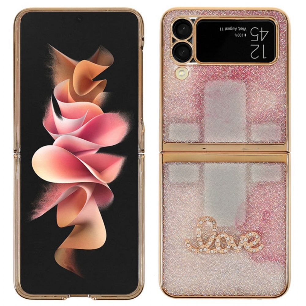 Hülle Für Samsung Galaxy Z Flip 3 5G Flip Case Liebe