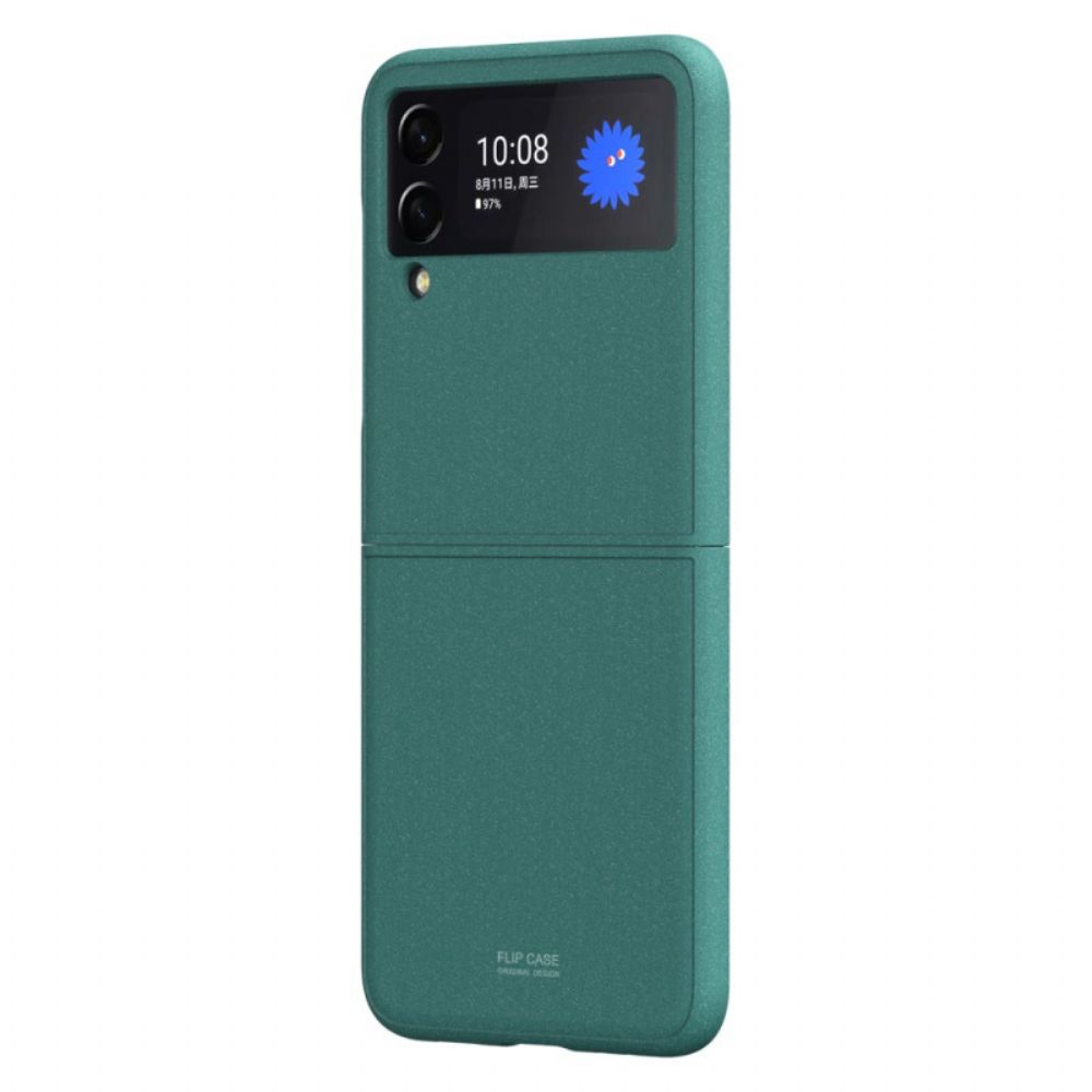 Hülle Für Samsung Galaxy Z Flip 3 5G Flip Case Sandstrahlstil