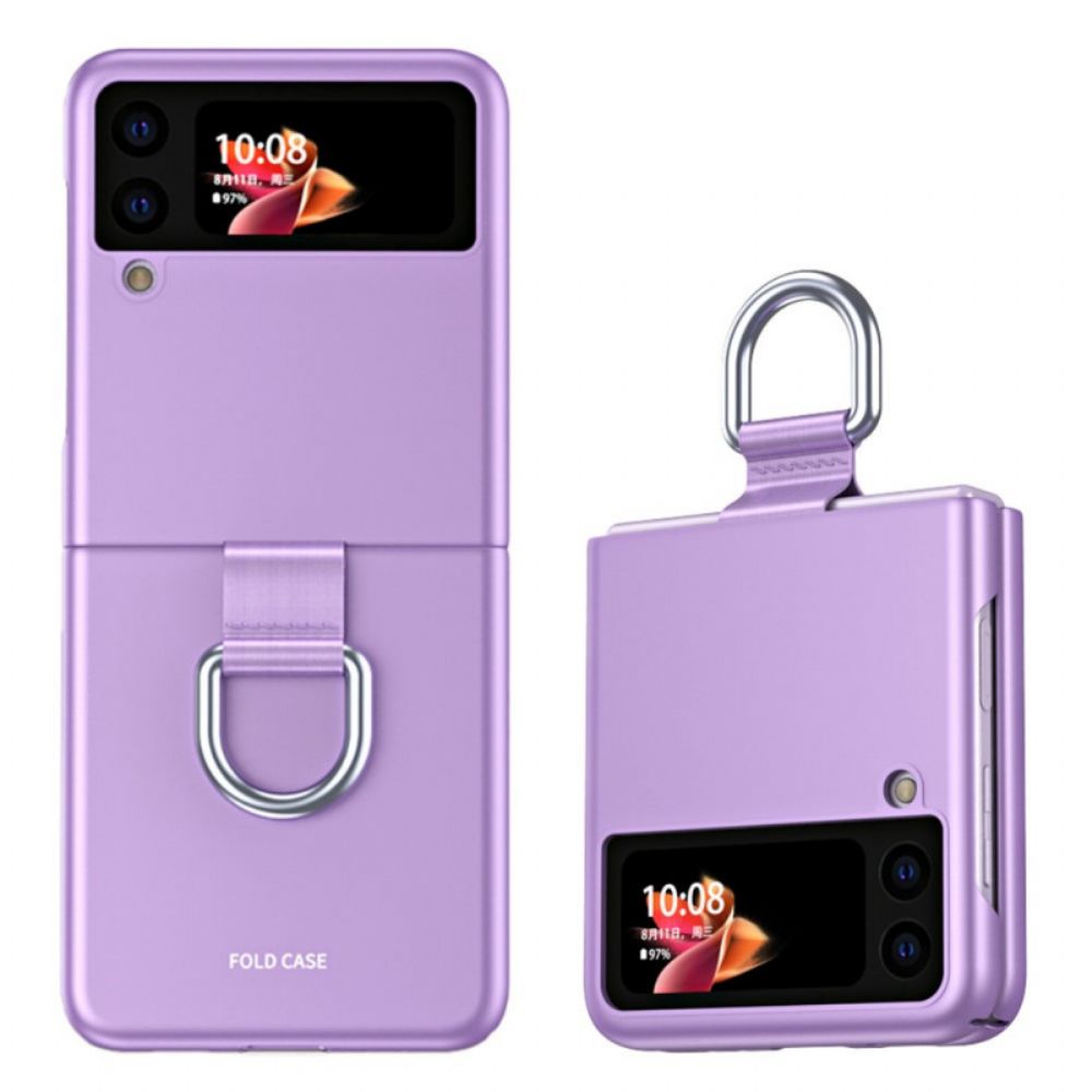 Hülle Für Samsung Galaxy Z Flip 3 5G Flip Case Skin-touch Mit Ring