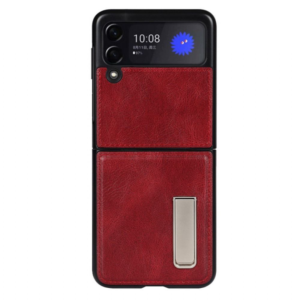 Hülle Für Samsung Galaxy Z Flip 3 5G Flip Case Stil Lederstütze