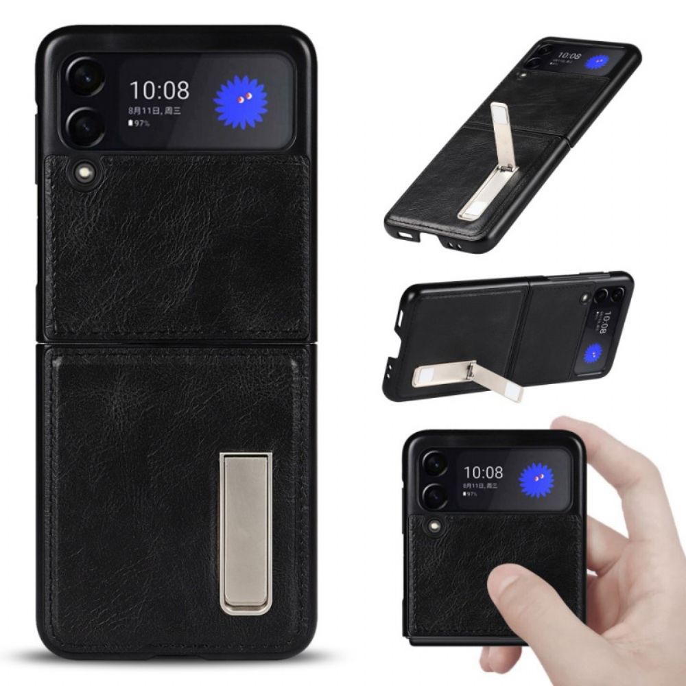 Hülle Für Samsung Galaxy Z Flip 3 5G Flip Case Stil Lederstütze