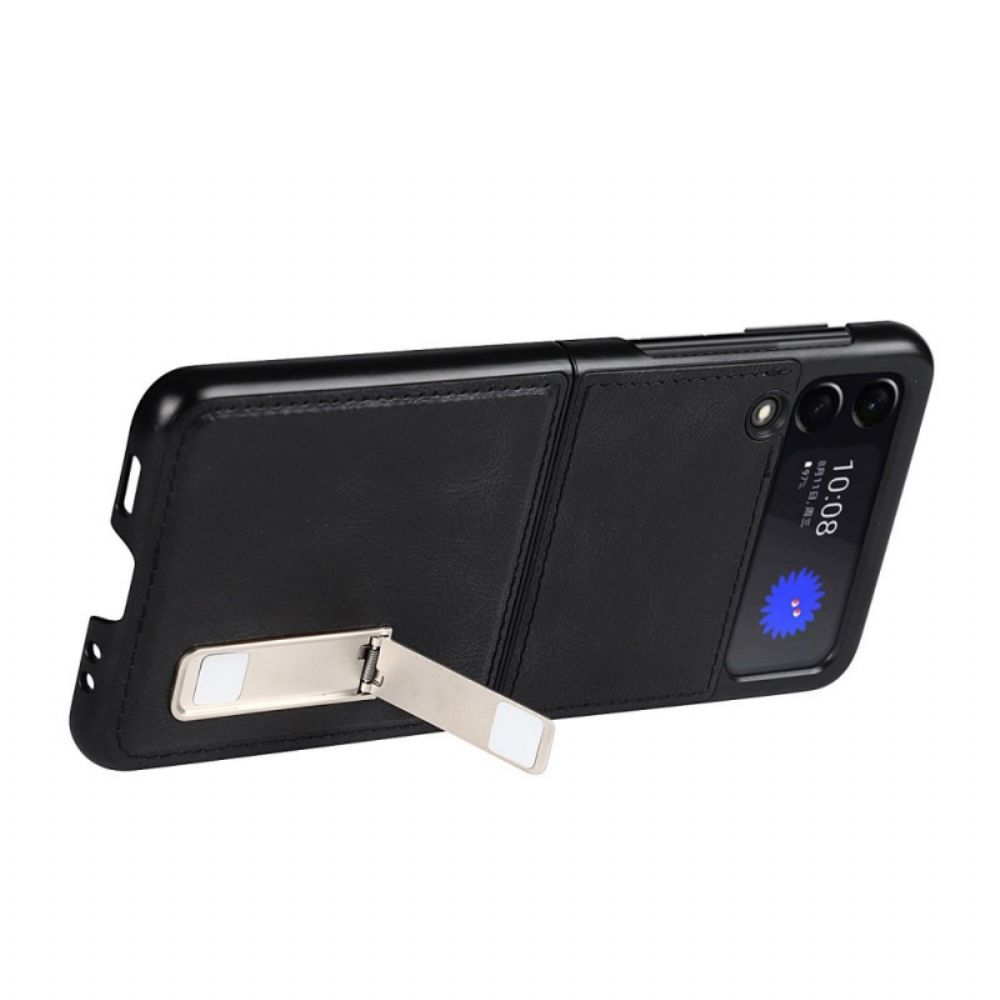 Hülle Für Samsung Galaxy Z Flip 3 5G Flip Case Stil Lederstütze