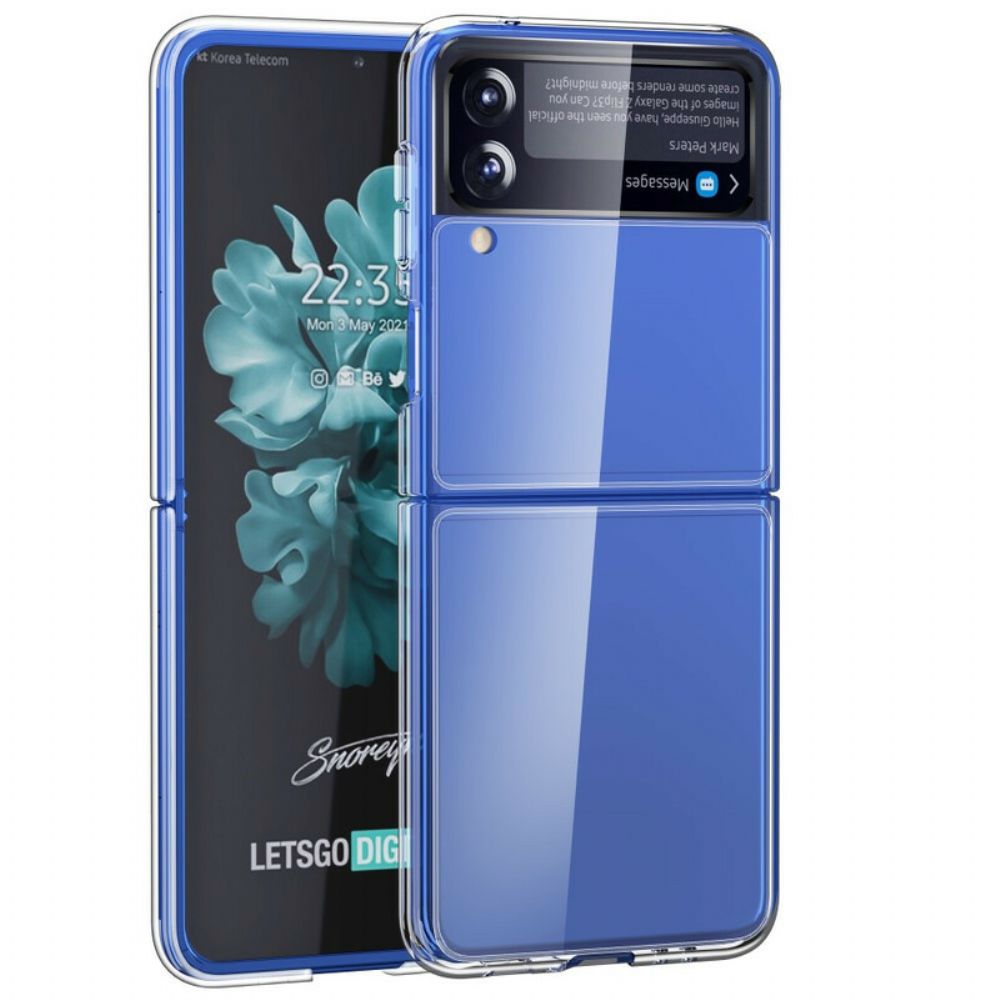 Hülle Für Samsung Galaxy Z Flip 3 5G Flip Case Transparent