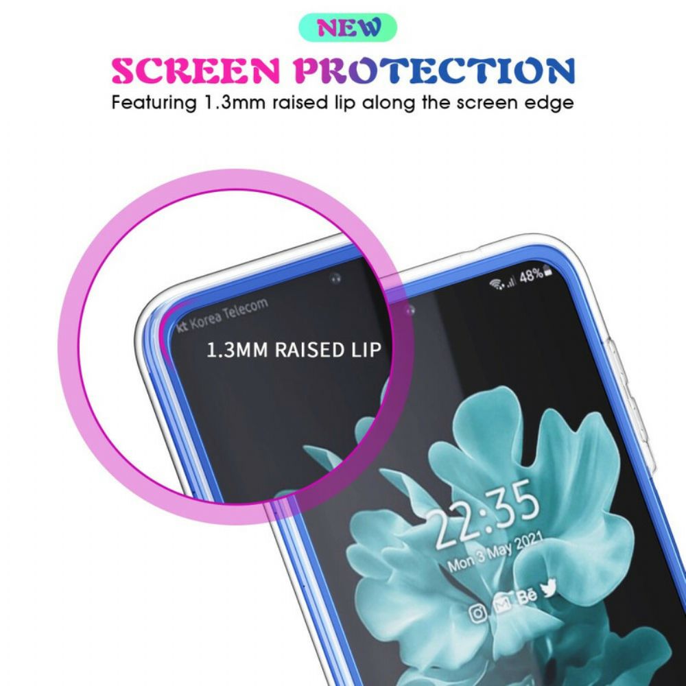 Hülle Für Samsung Galaxy Z Flip 3 5G Flip Case Transparent