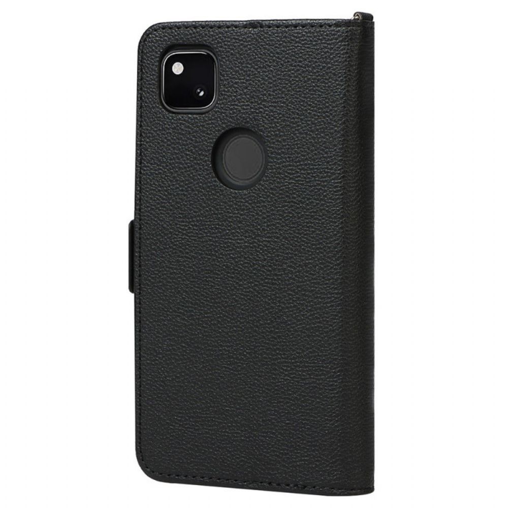 Flip Case Für Google Pixel 4a Mit Kordel Tanga-herz