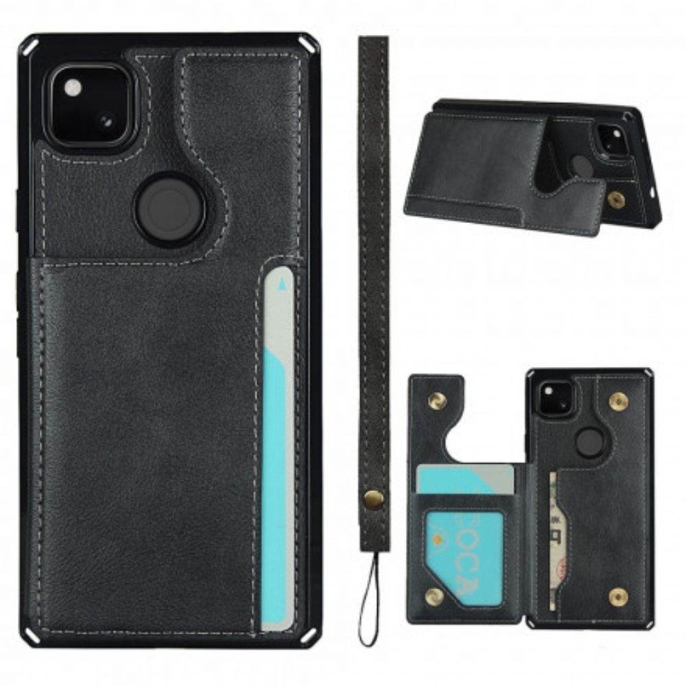 Handyhülle Für Google Pixel 4a Kartenhalter Und Lanyard