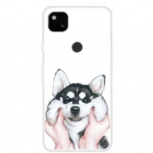 Handyhülle Für Google Pixel 4a Lächle Hund