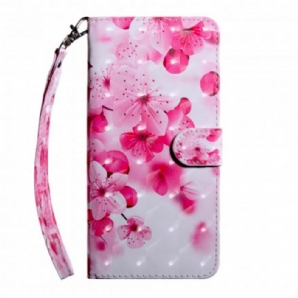 Flip Case Für Xiaomi Redmi 6A Rosa Blumen