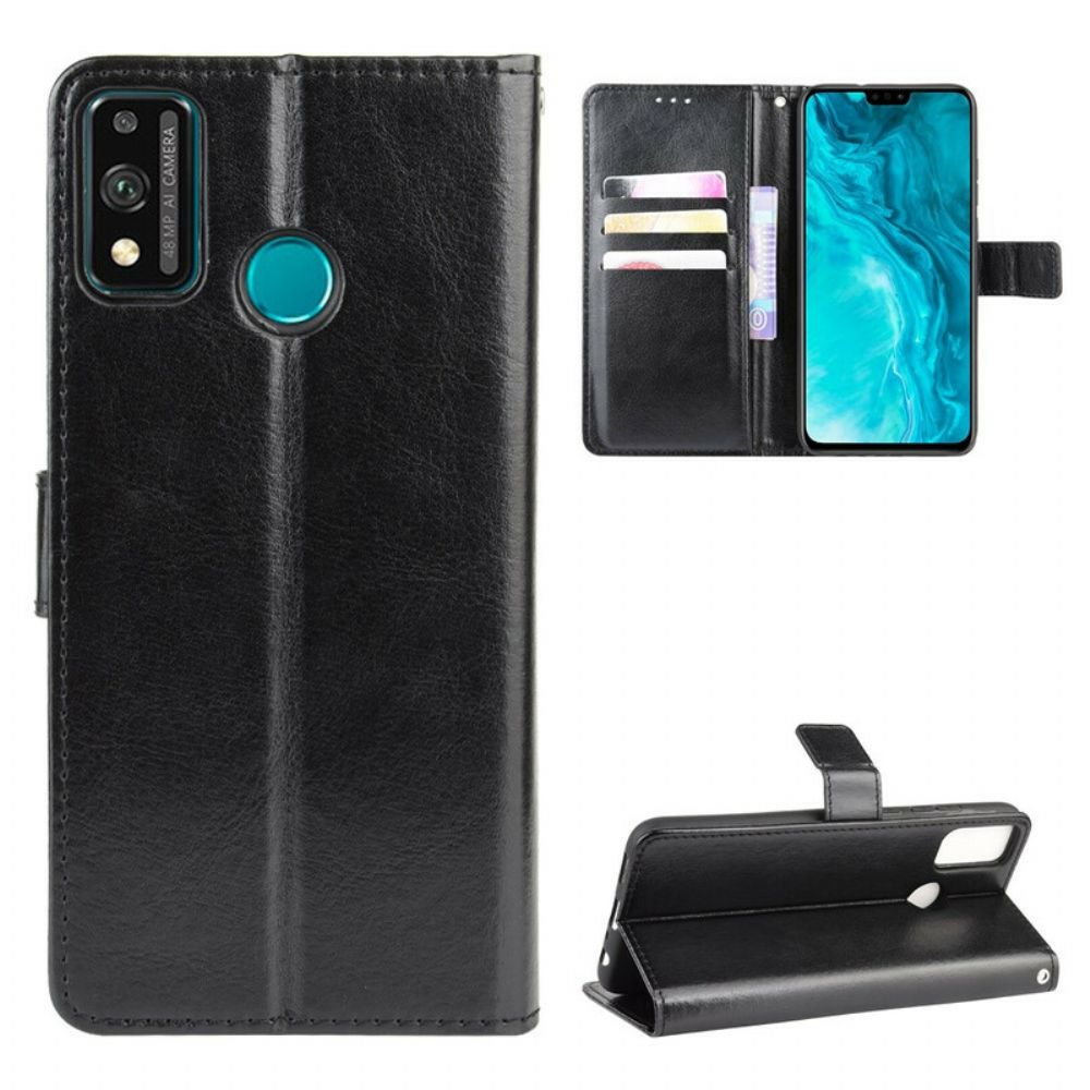 Flip Case Für Honor 9X Lite Auffälliges Kunstleder