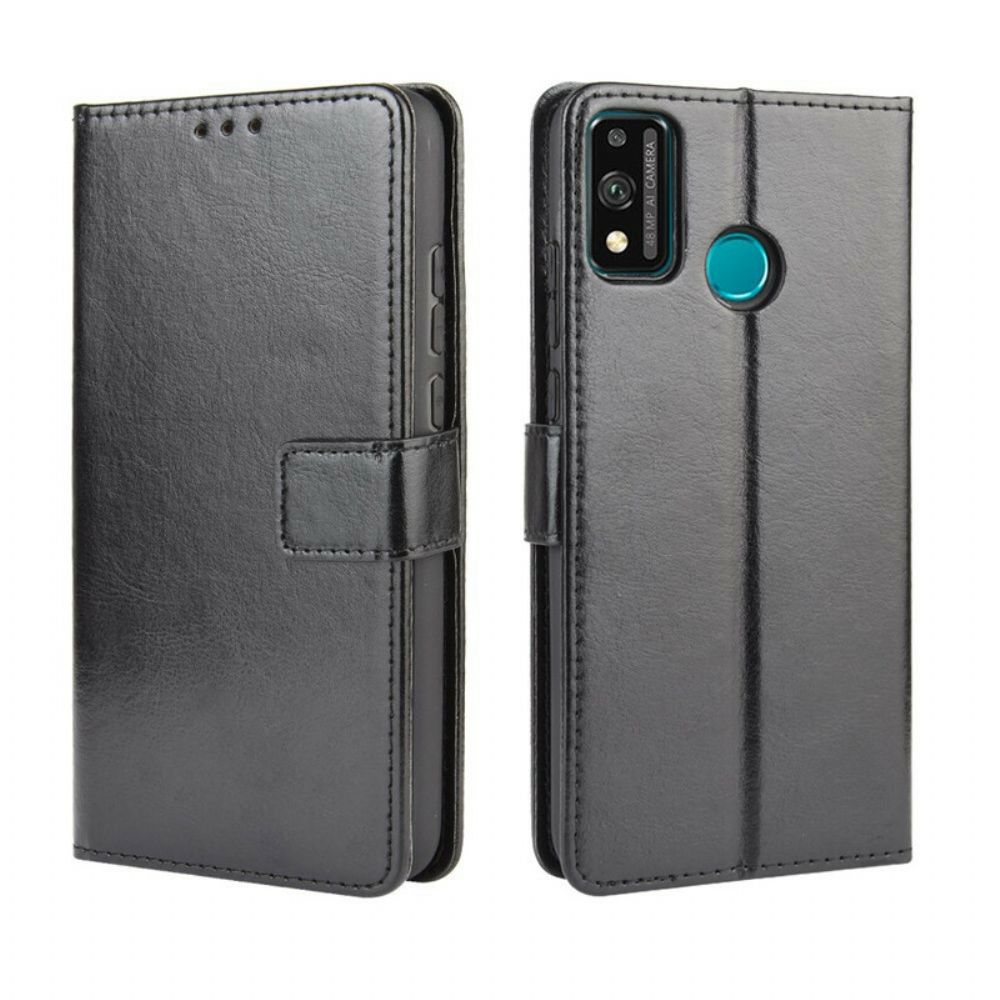 Flip Case Für Honor 9X Lite Auffälliges Kunstleder