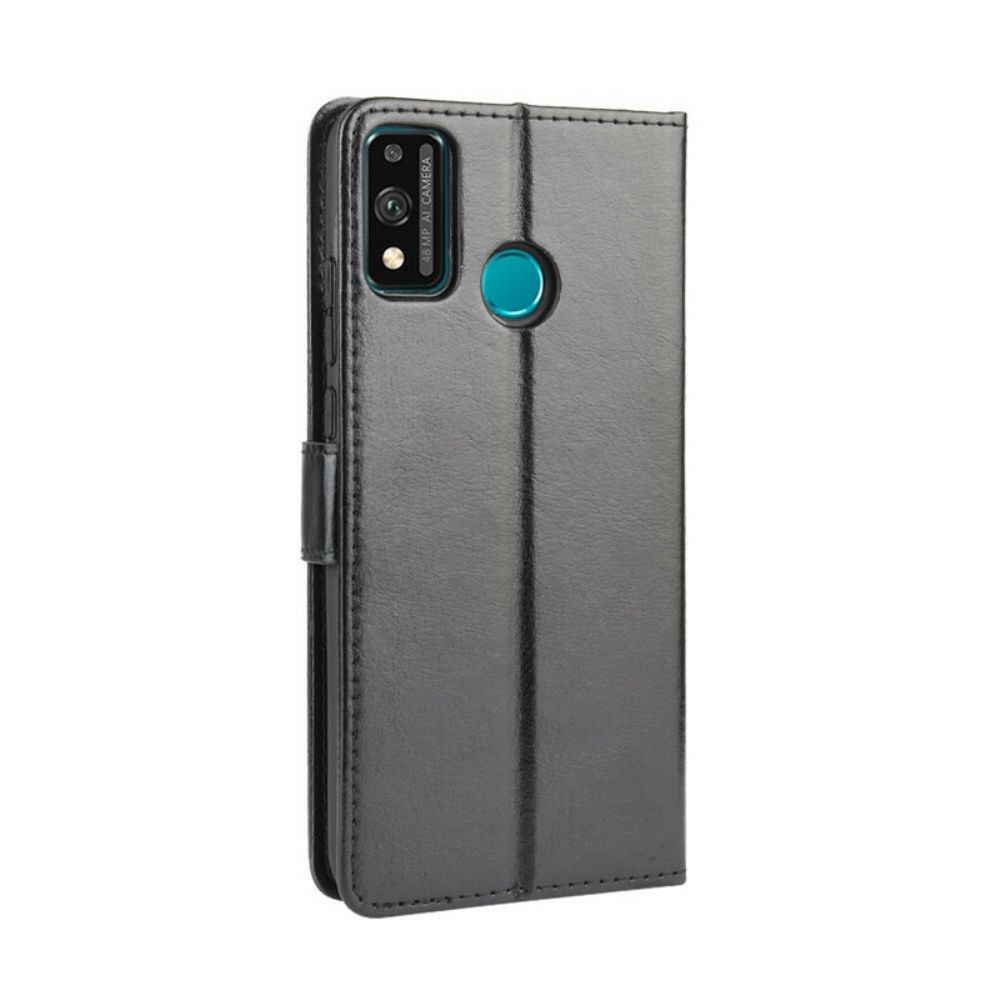 Flip Case Für Honor 9X Lite Auffälliges Kunstleder