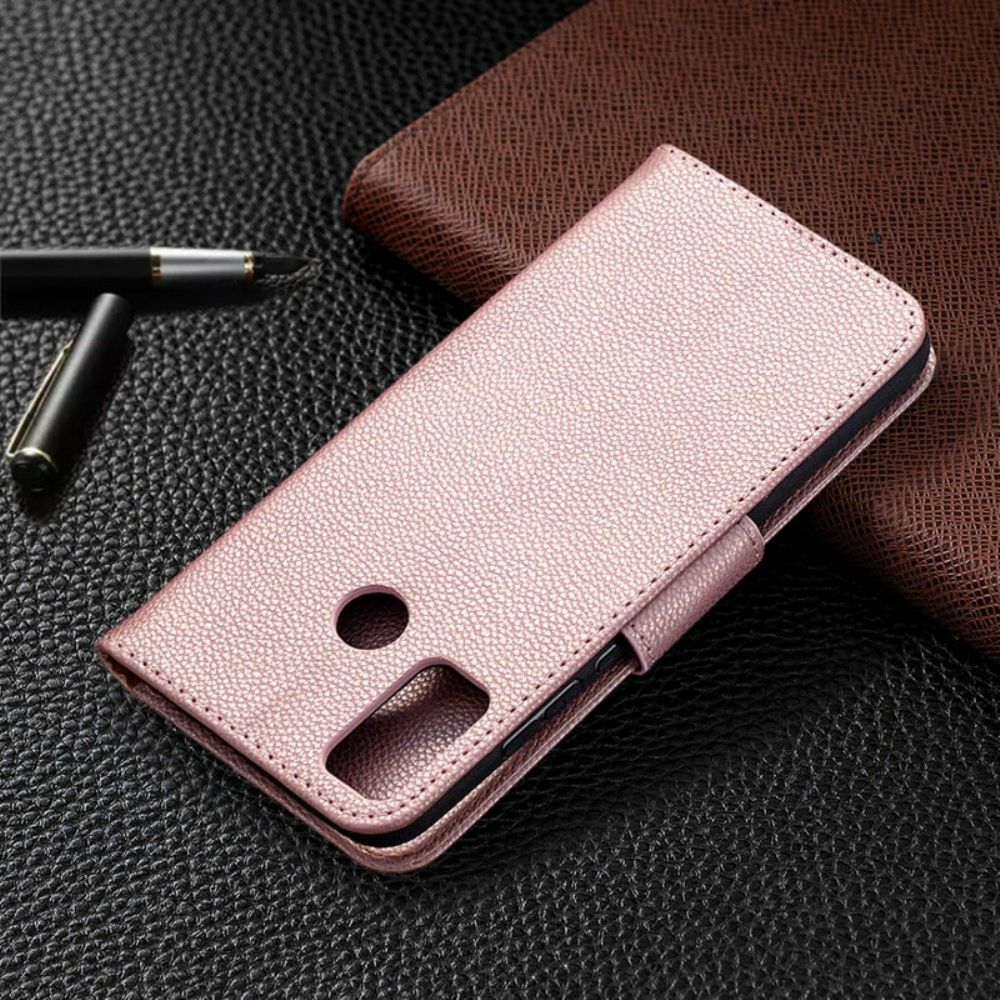 Flip Case Für Honor 9X Lite Flip Case Litschi-klappe Schräg