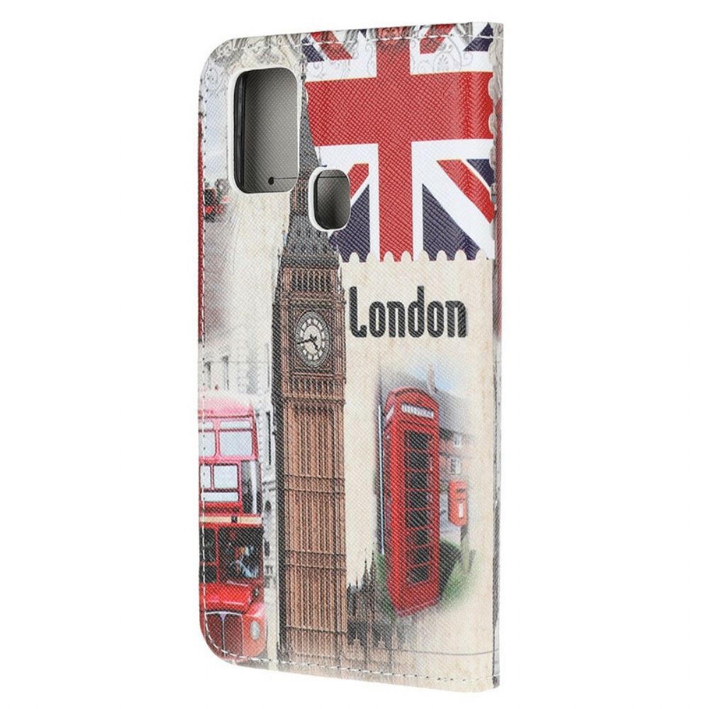 Flip Case Für Honor 9X Lite Londoner Leben