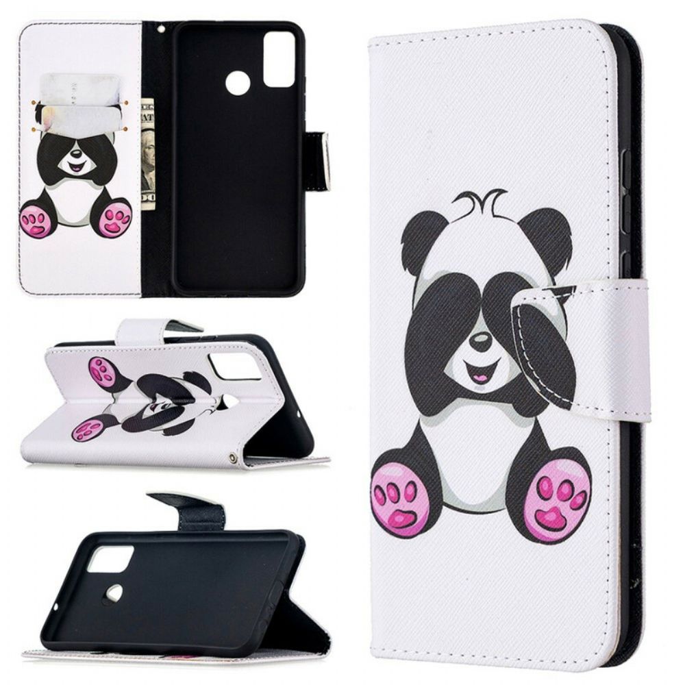 Flip Case Für Honor 9X Lite Panda-spaß