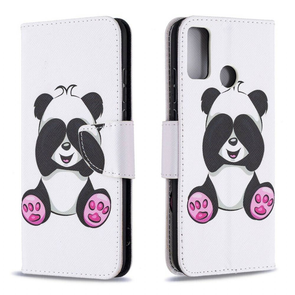 Flip Case Für Honor 9X Lite Panda-spaß