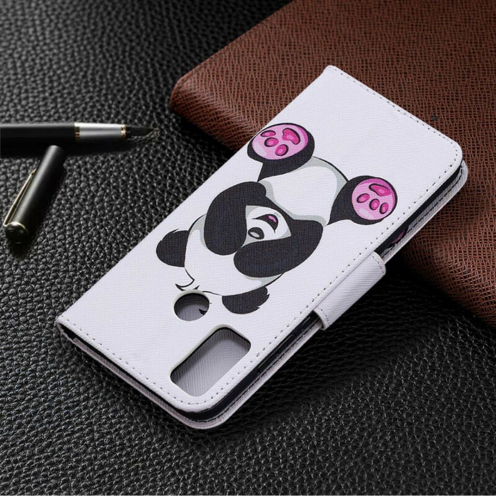 Flip Case Für Honor 9X Lite Panda-spaß