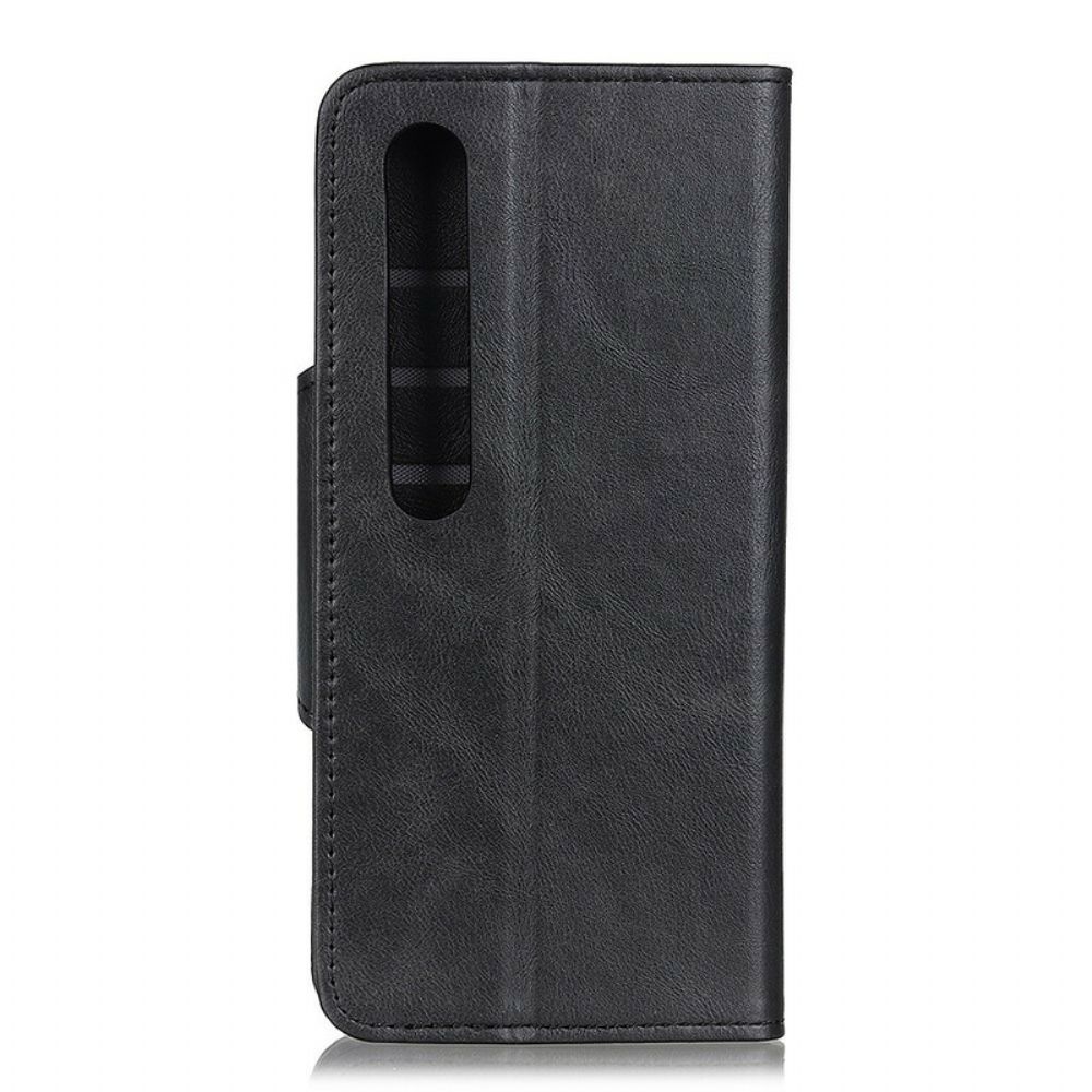 Flip Case Für Xiaomi Mi 10 / 10 Pro Kunstlederknopf