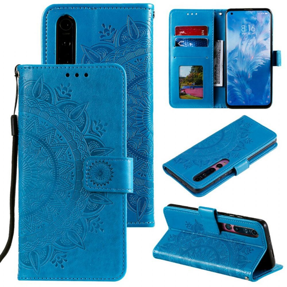 Flip Case Für Xiaomi Mi 10 / 10 Pro Sonnen-mandala