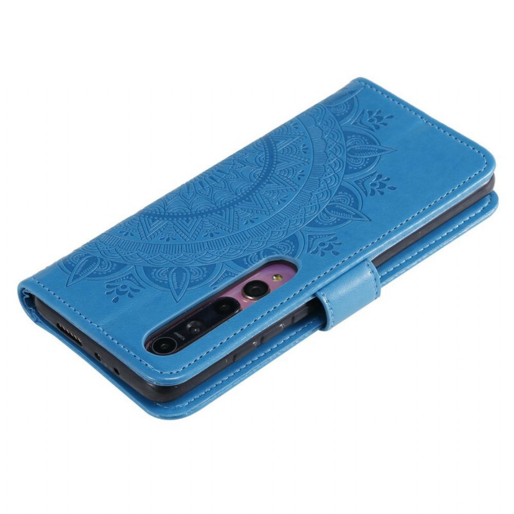 Flip Case Für Xiaomi Mi 10 / 10 Pro Sonnen-mandala