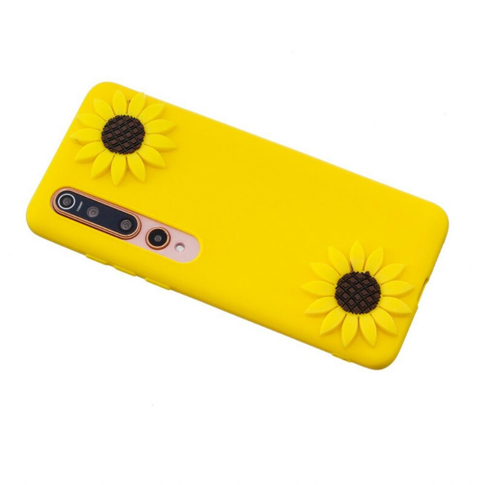 Hülle Für Xiaomi Mi 10 / 10 Pro 3d Sonnenblumen