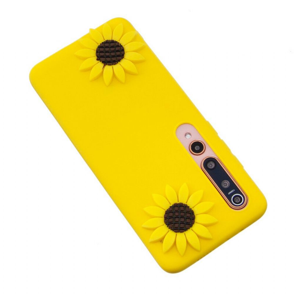 Hülle Für Xiaomi Mi 10 / 10 Pro 3d Sonnenblumen