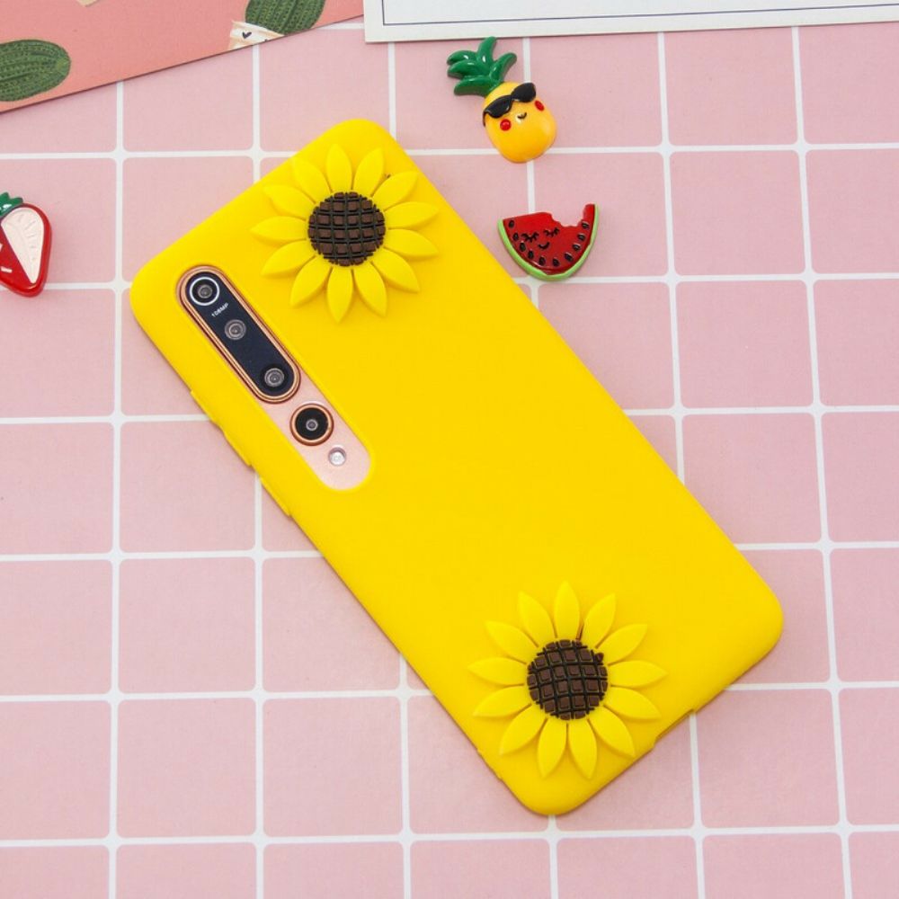 Hülle Für Xiaomi Mi 10 / 10 Pro 3d Sonnenblumen