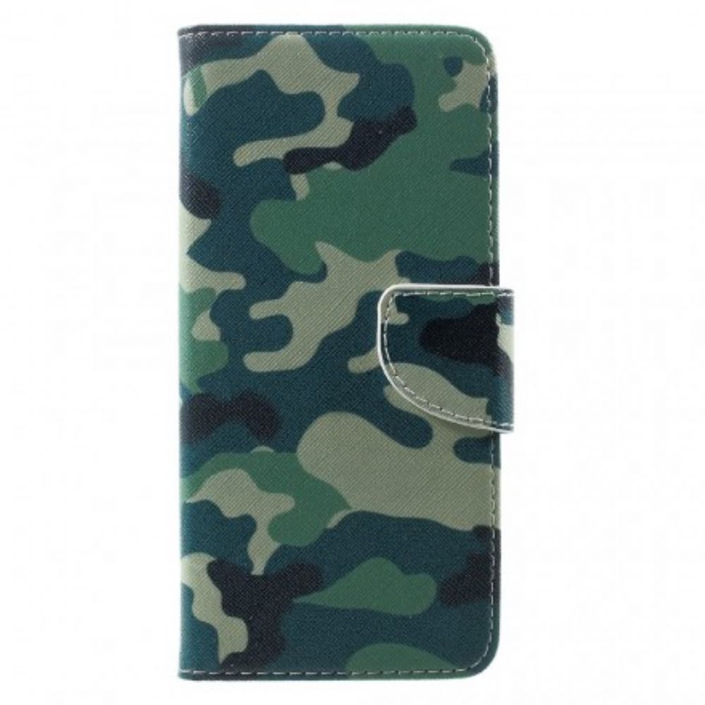 Flip Case Für Samsung Galaxy S8 Plus Militärische Tarnung