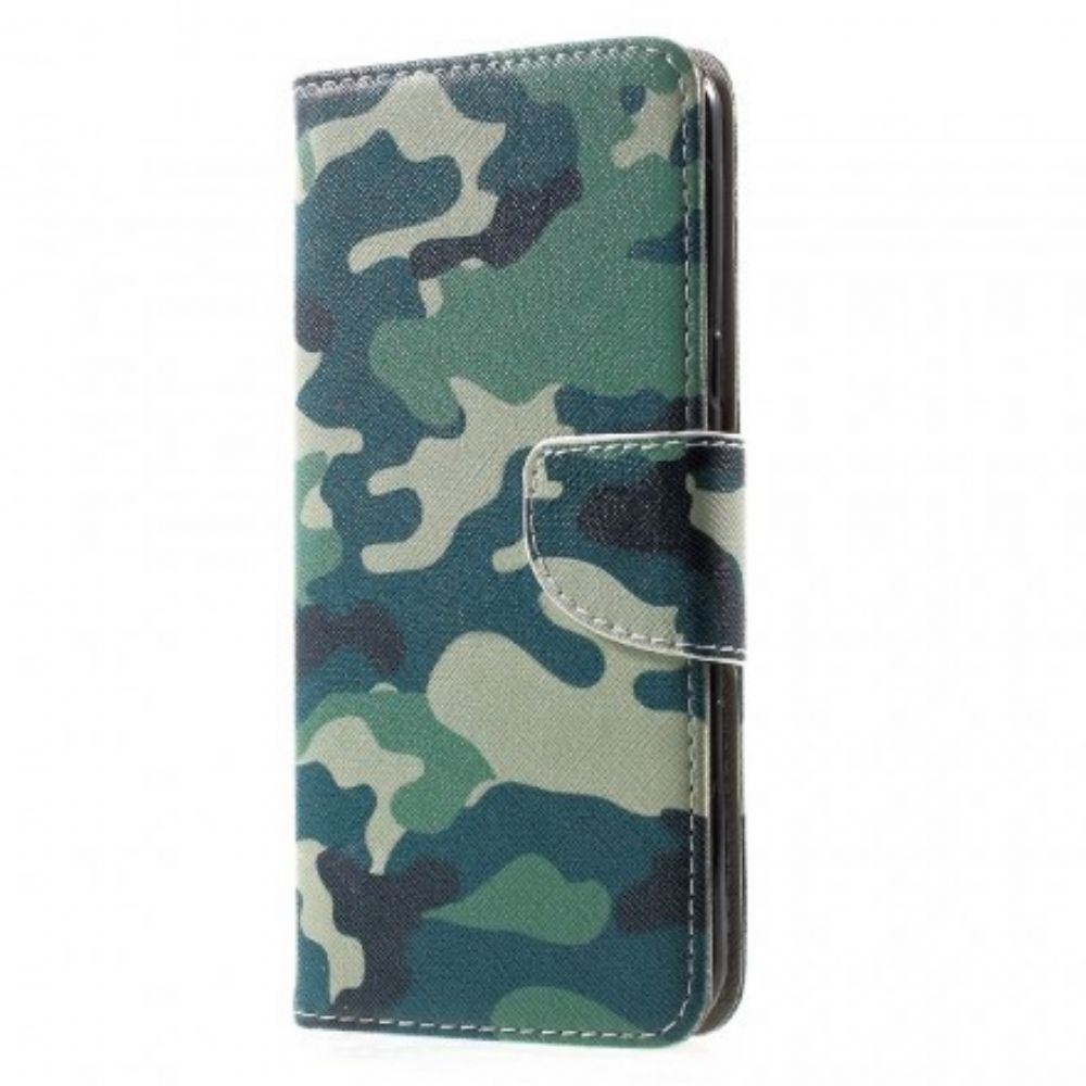 Flip Case Für Samsung Galaxy S8 Plus Militärische Tarnung