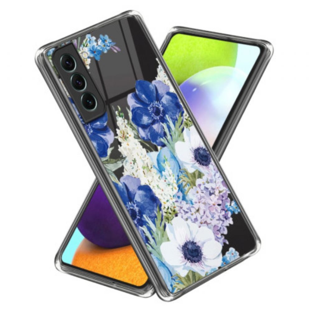 Hülle Für Samsung Galaxy S24 5g Transparente Blumen