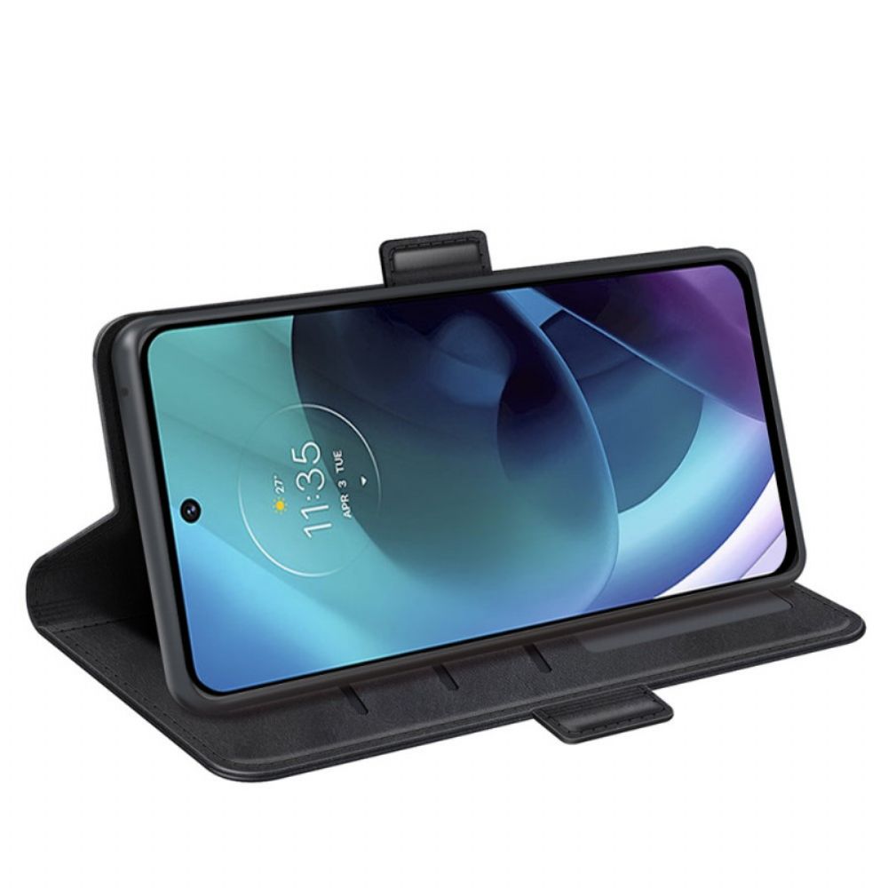 Lederhüllen Für Moto G51 5G Flip Case Doppelklappe