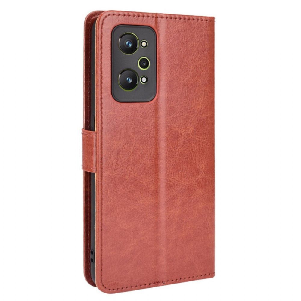 Flip Case Für Realme GT Neo 3T / Neo 2 Auffälliges Kunstleder