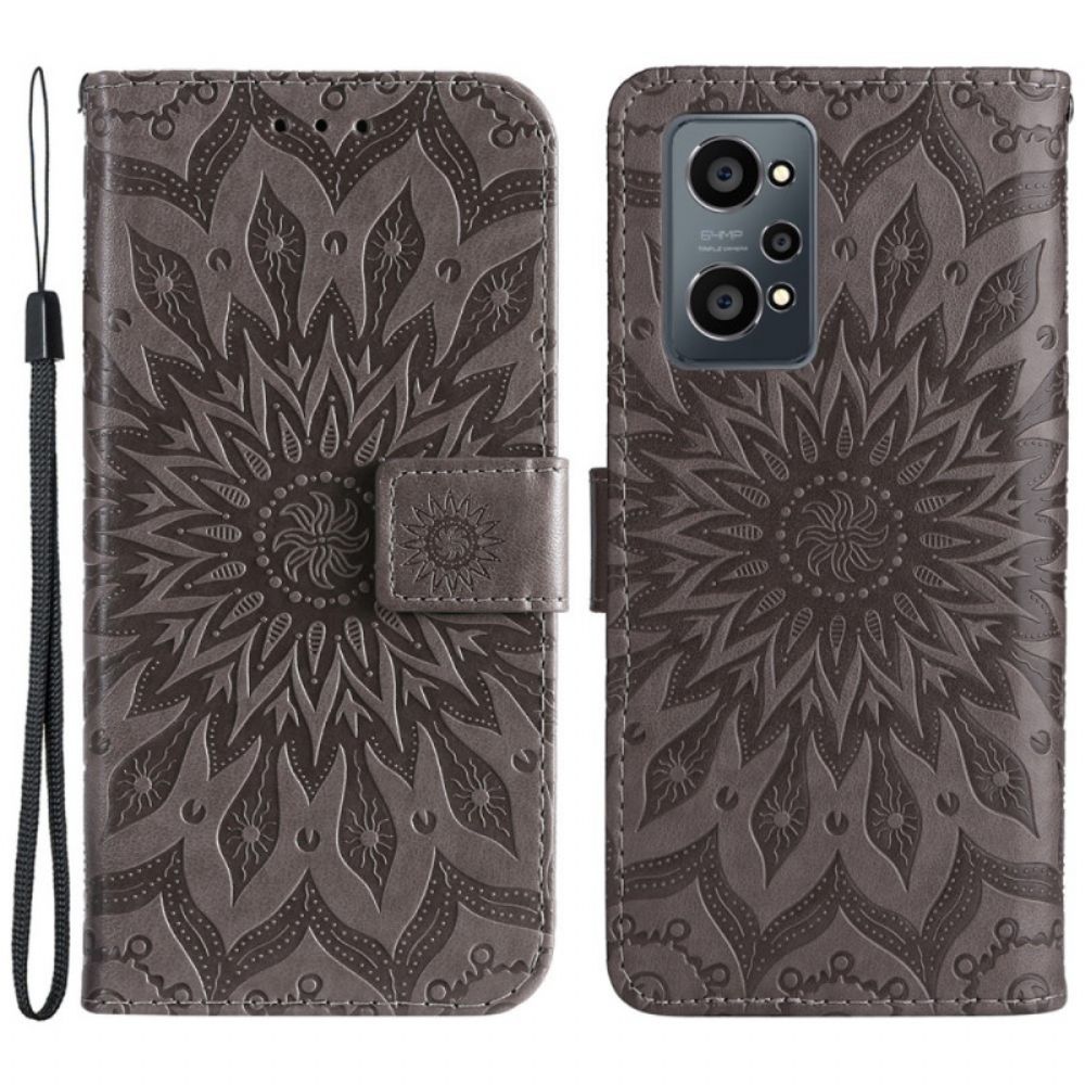 Flip Case Für Realme GT Neo 3T / Neo 2 Sonnenblume