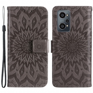 Flip Case Für Realme GT Neo 3T / Neo 2 Sonnenblume