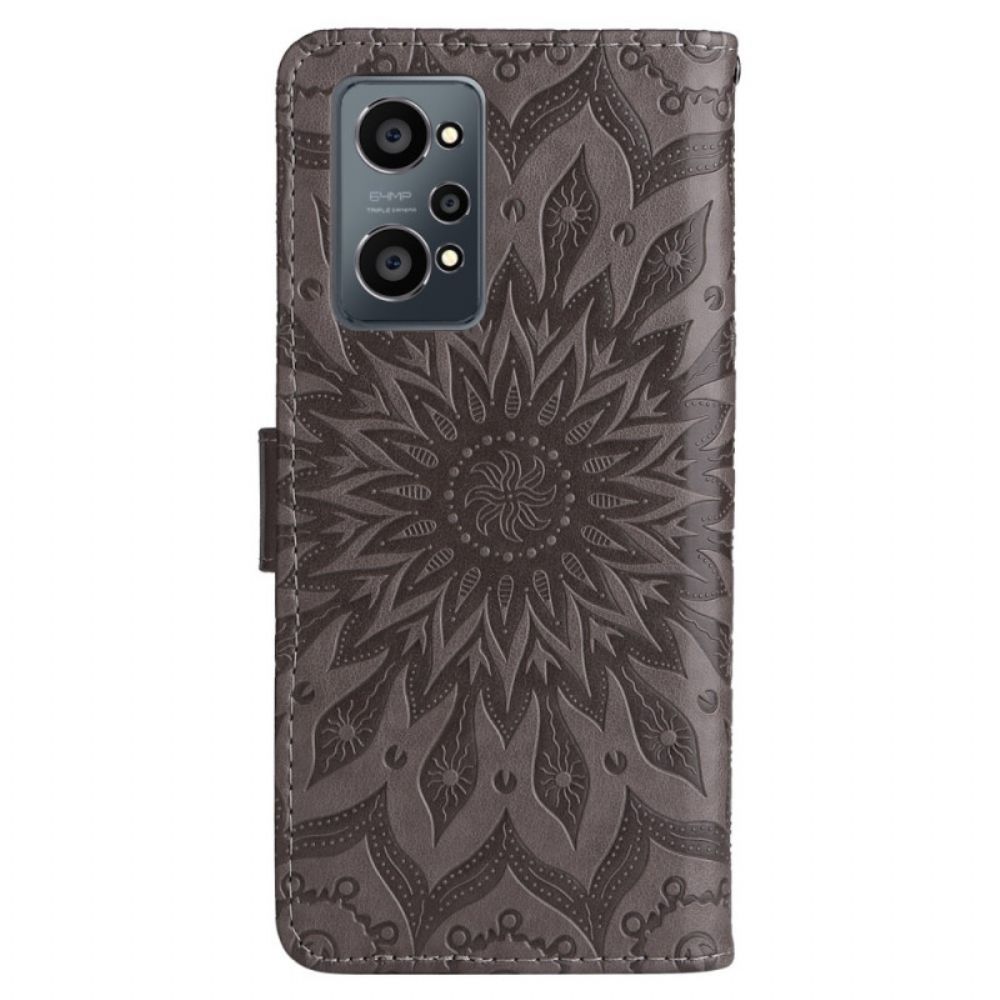 Flip Case Für Realme GT Neo 3T / Neo 2 Sonnenblume