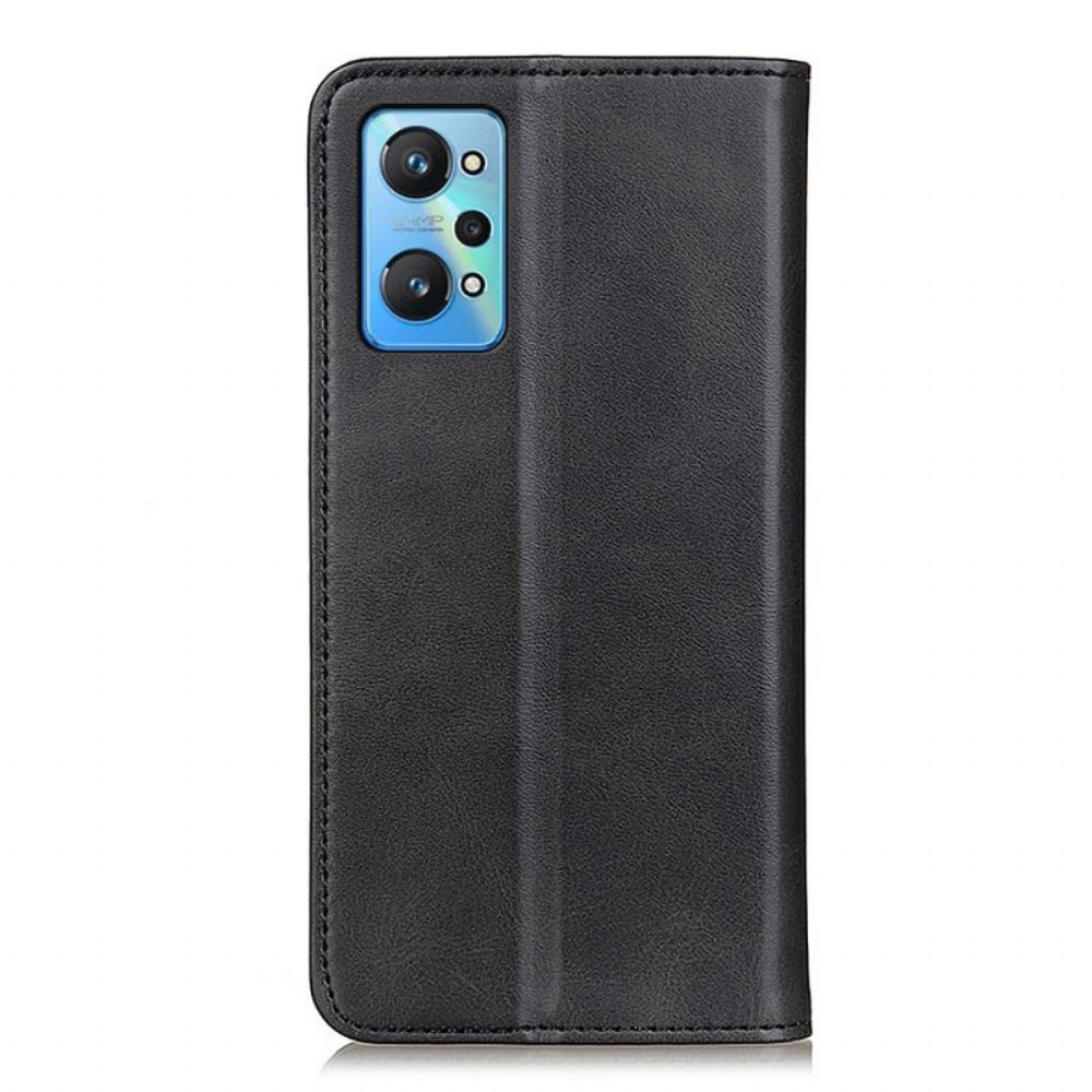 Schutzhülle Für Realme GT Neo 3T / Neo 2 Flip Case Elegance Spaltleder