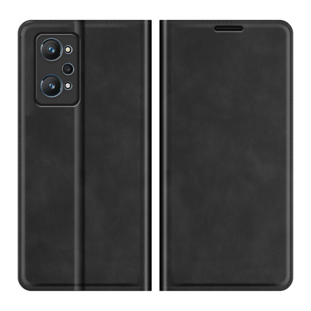 Schutzhülle Für Realme GT Neo 3T / Neo 2 Flip Case Weicher Seidenleder-effekt