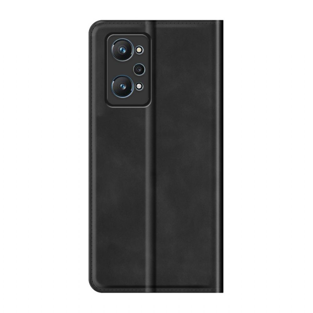 Schutzhülle Für Realme GT Neo 3T / Neo 2 Flip Case Weicher Seidenleder-effekt