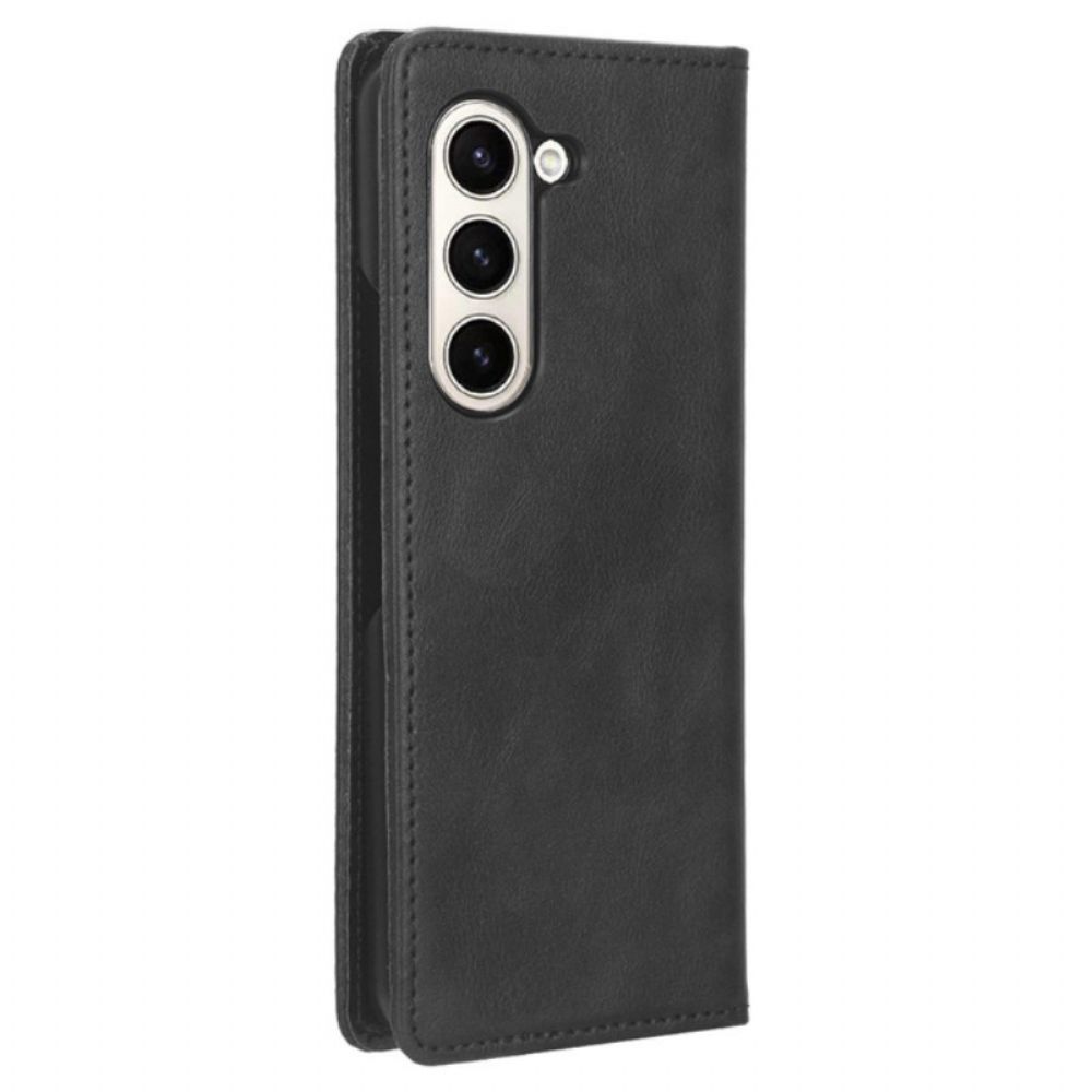 Flip Case Samsung Galaxy Z Fold 6 Vintage-fries