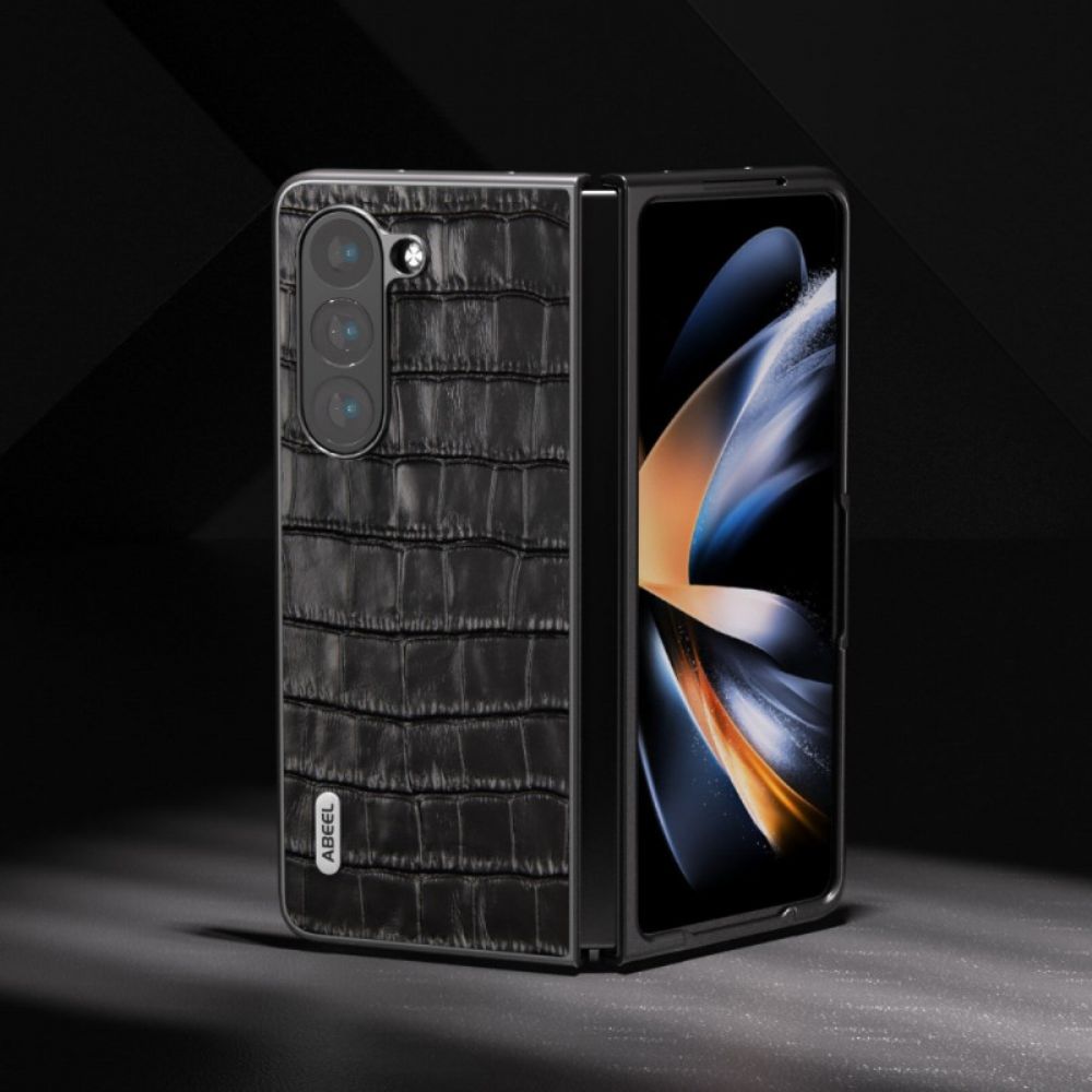 Hülle Samsung Galaxy Z Fold 6 Handyhülle Krokodiltextur Abeel