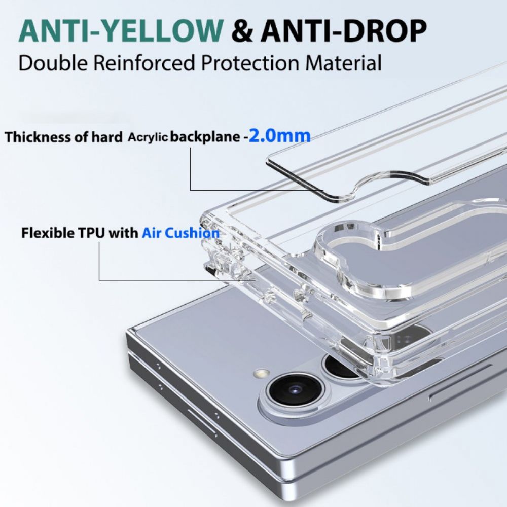 Hülle Samsung Galaxy Z Fold 6 Transparenter Kratzschutz