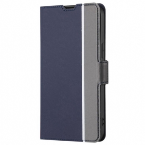 Flip Case Für Xiaomi Redmi Note 12 Pro Feine Bicolor