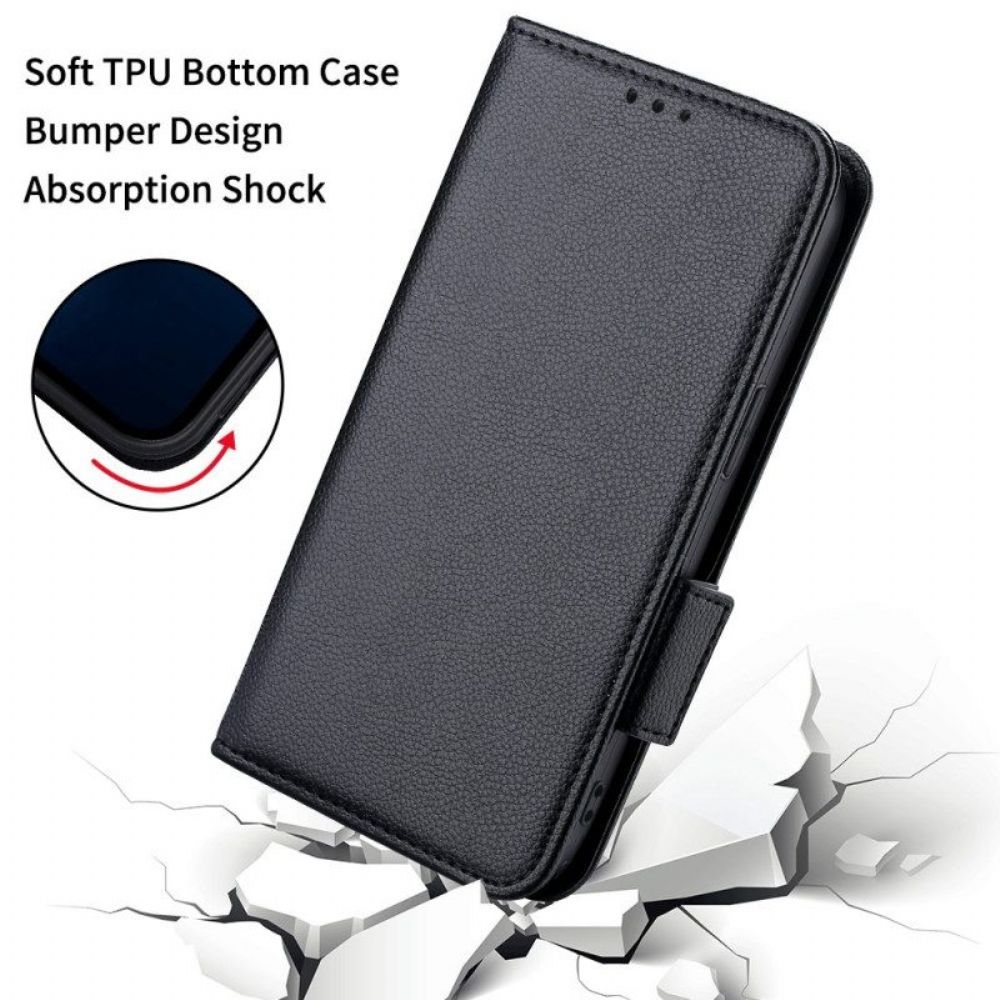 Flip Case Für Xiaomi Redmi Note 12 Pro Mit Kordel Dünner Riemchen