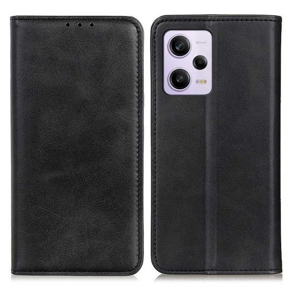 Schutzhülle Für Xiaomi Redmi Note 12 Pro Flip Case Klassisches Spaltleder