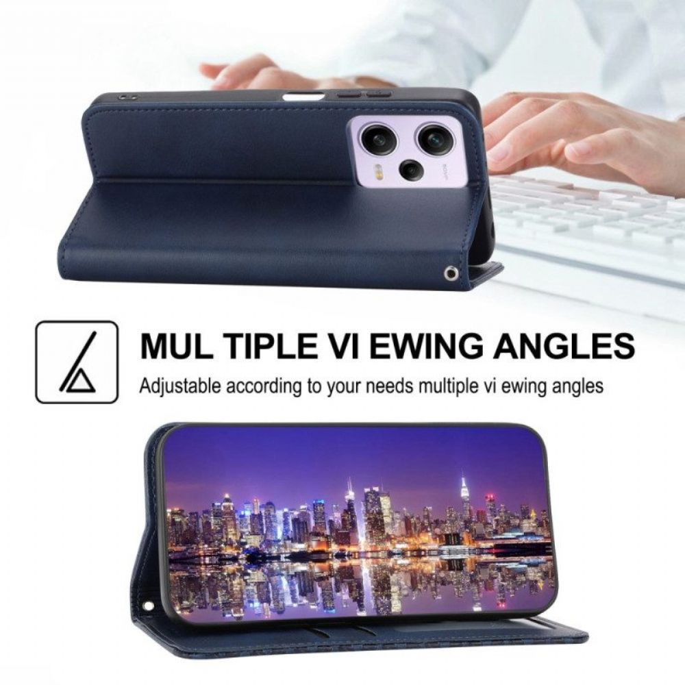 Schutzhülle Für Xiaomi Redmi Note 12 Pro Flip Case Stil Leder 3d-muster