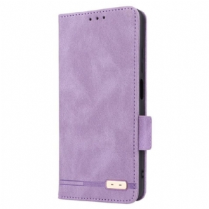 Schutzhülle Für Xiaomi Redmi Note 12 Pro Flip Case Stilvoller Ledereffekt