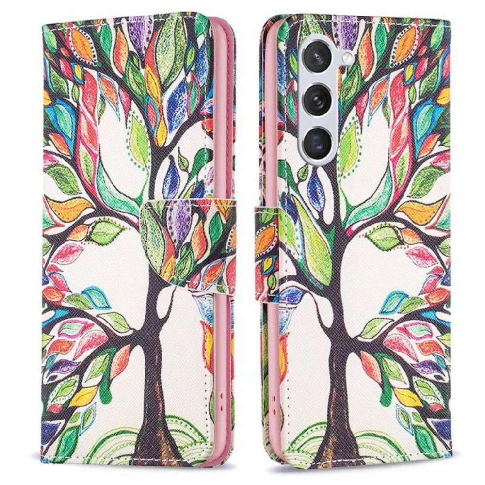 Flip Case Für Samsung Galaxy S23 5G Baum