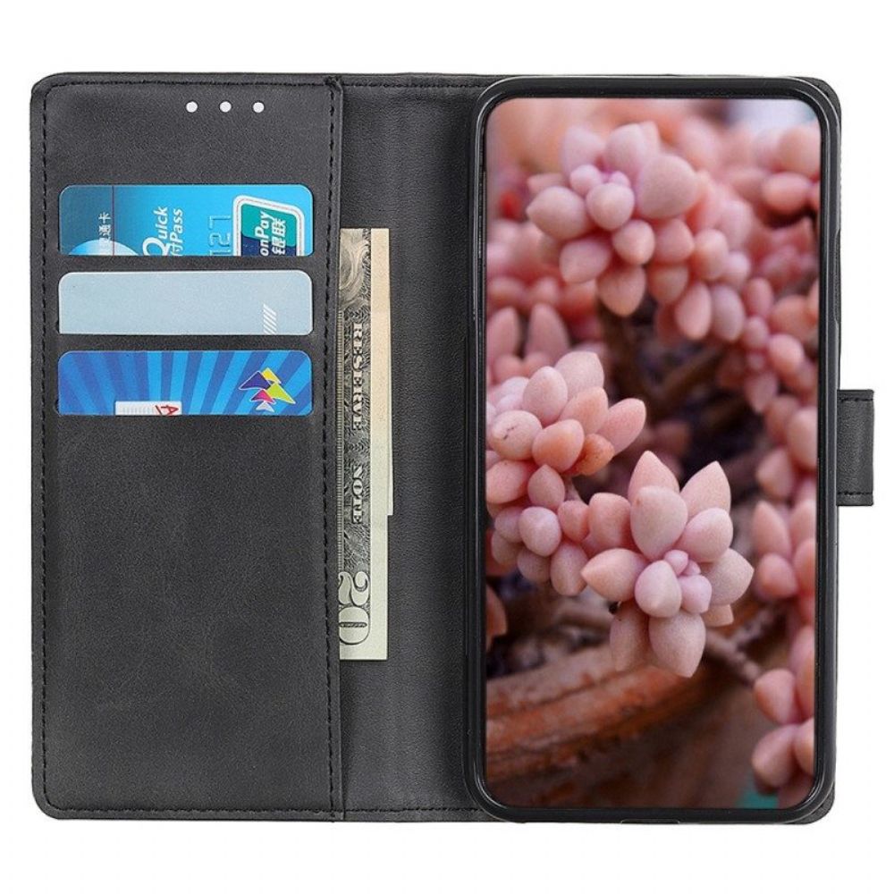 Flip Case Für Samsung Galaxy S23 5G Mattes Kunstleder